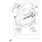 Genuine Yamaha 6FN4261010NA - Top cowling assy - Supplied by Flood Marine