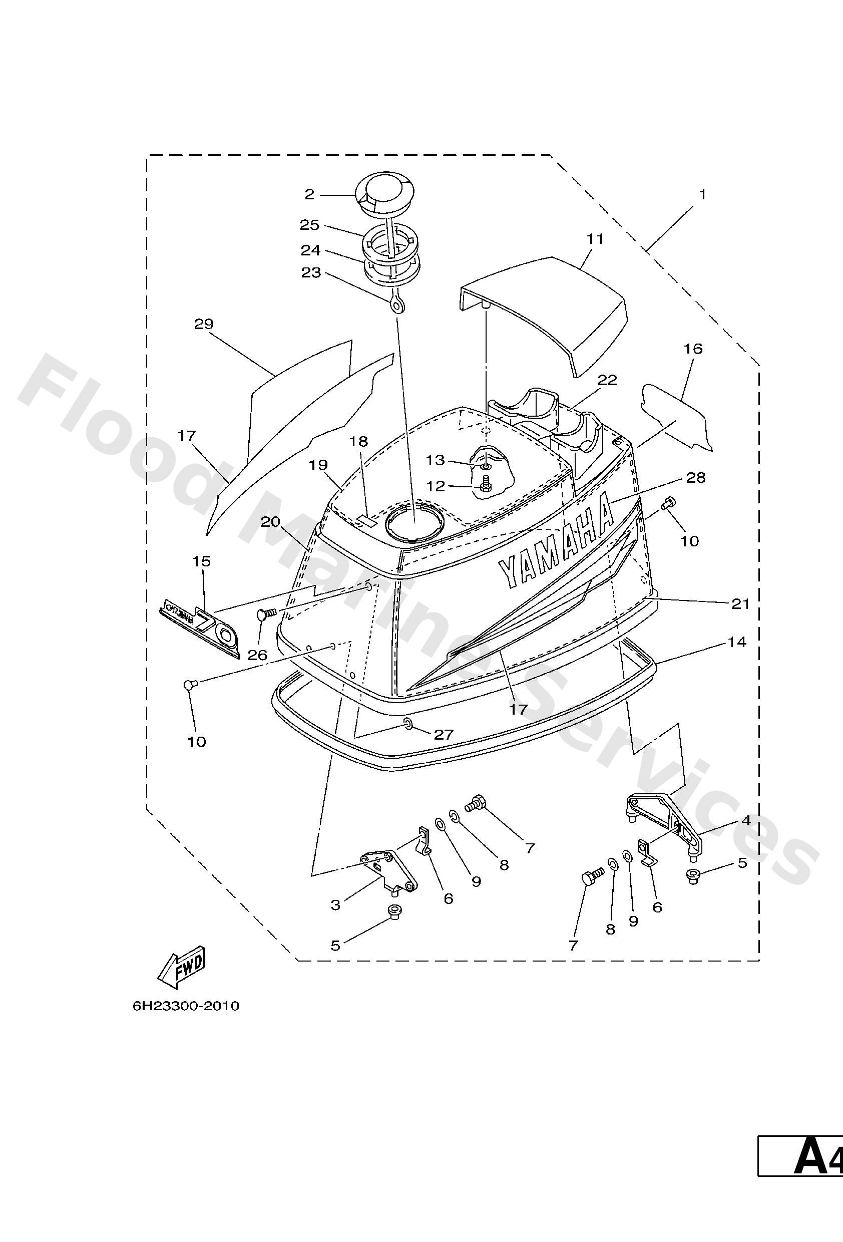 Yamaha 6H3134364000 Mark