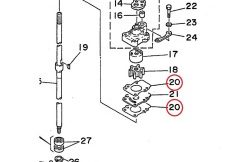 Genuine Yamaha - 68244315A000 - Gasket,Water Pump 1