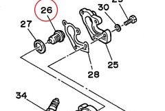 Genuine Yamaha - 6F5124110300 - Thermostat