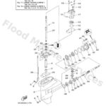 Genuine Yamaha 63V45300168D - Lower unit assy - Supplied by Flood Marine