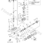 Genuine Yamaha 65W45300168D - Lower unit assy - Supplied by Flood Marine