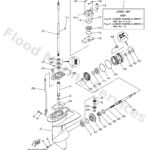 Genuine Yamaha 69G45300248D - Lower unit assy - Supplied by Flood Marine