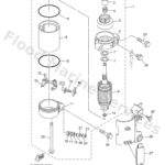 Genuine Yamaha 6AH818001000 - Starting motor assy - Supplied by Flood Marine