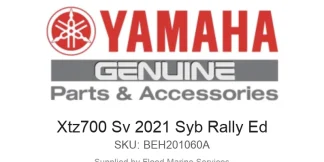 Xtz700 Sv 2021 Syb Rally Ed - Genuine Yamaha Product available at Flood Marine