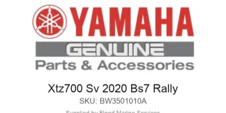 Xtz700 Sv 2020 Bs7 Rally - Genuine Yamaha Product available at Flood Marine