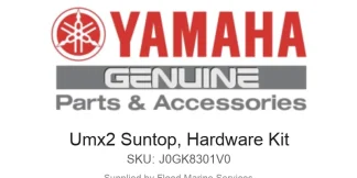 Umx2 Suntop, Hardware Kit - Genuine Yamaha Product available at Flood Marine