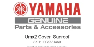 Umx2 Cover, Sunroof - Genuine Yamaha Product available at Flood Marine