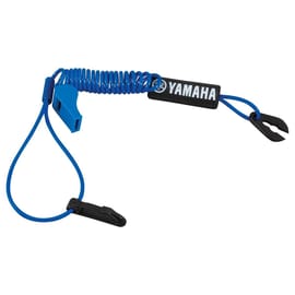 Yamaha MARSPTLNYDBL Boat lanyard w whistle, blue