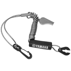 Yamaha MARSPTLNYDSV Boat lanyard w whistle, silver