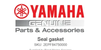 Seal gasket - Genuine Yamaha Product available at Flood Marine
