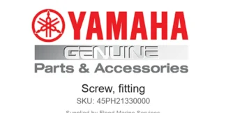 Screw, fitting - Genuine Yamaha Product available at Flood Marine