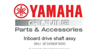 Inboard drive shaft assy - Genuine Yamaha Product available at Flood Marine