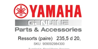 Ressorts (paire)   235,5 d 20, - Genuine Yamaha Product available at Flood Marine