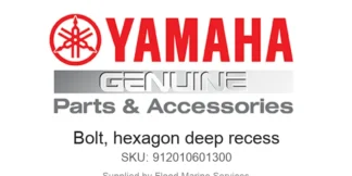 Bolt, hexagon deep recess - Genuine Yamaha Product available at Flood Marine