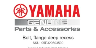 Bolt, flange deep recess - Genuine Yamaha Product available at Flood Marine