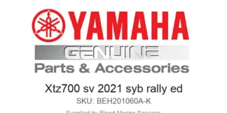 Xtz700 sv 2021 syb rally ed - Genuine Yamaha Product available at Flood Marine