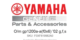 O/m gp1200a-a(f0x6) '02 g,f,s - Genuine Yamaha Product available at Flood Marine
