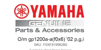 O/m gp1200a-a(f0x6) '02 p,g,i - Genuine Yamaha Product available at Flood Marine