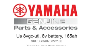 Us 8vgc-utl, 8v battery, 165ah - Genuine Yamaha Product available at Flood Marine