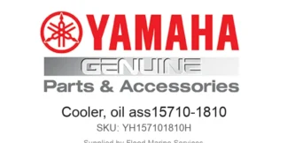 Cooler, oil ass15710-1810 - Genuine Yamaha Product available at Flood Marine
