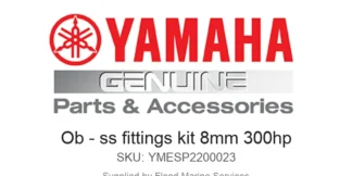 Ob - ss fittings kit 8mm 300hp - Genuine Yamaha Product available at Flood Marine
