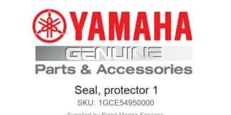 Seal, protector 1 - Genuine Yamaha Product available at Flood Marine