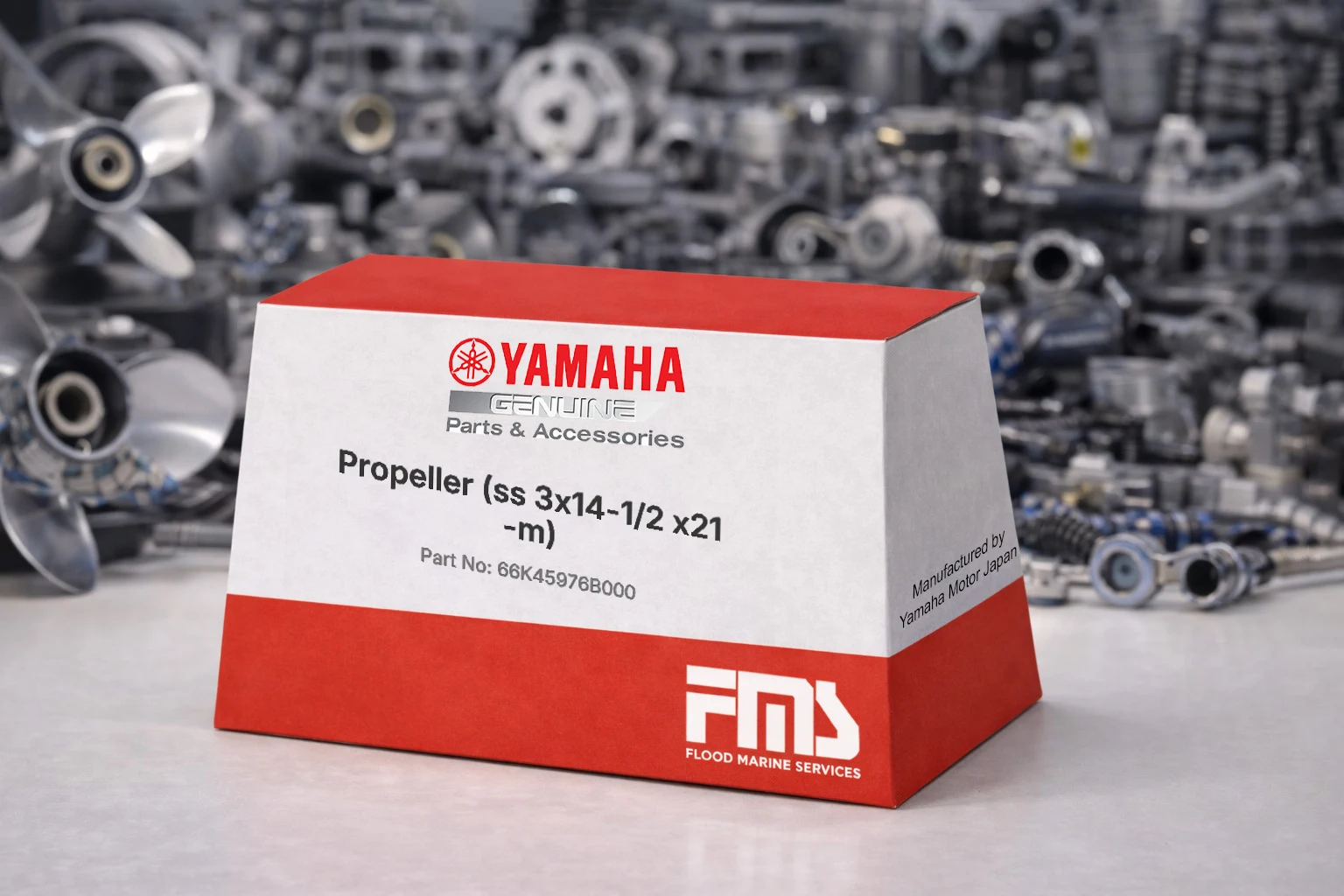 Yamaha 66K45976B000 Propeller (Ss 3X14-1/2 X21 -M)